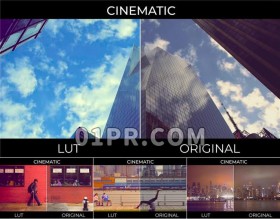 LUTs调色预设 10组电影颜色校正滤镜 Pr素材